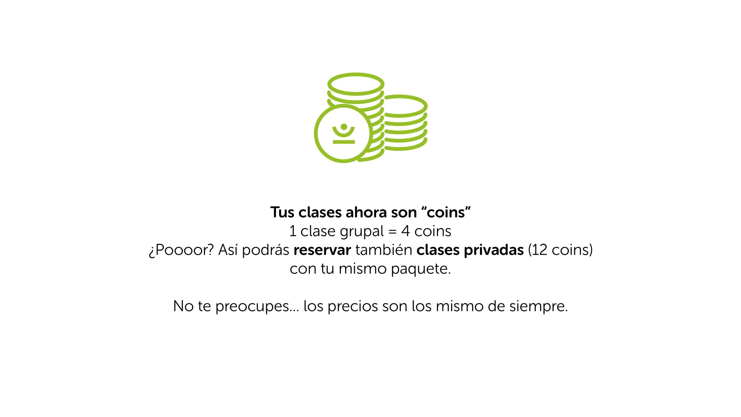 Cambio de clases a coins